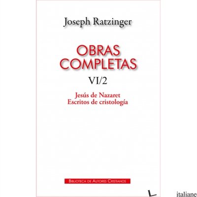 OBRAS COMPLETAS VI/2 -RATZINGER JOSEPH