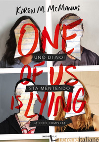 UNO DI NOI STA MENTENDO. ONE OF US IS LYING -MCMANUS KAREN M.