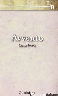 AVVENTO. LECTIO BREVIS -ORSATTI MAURO