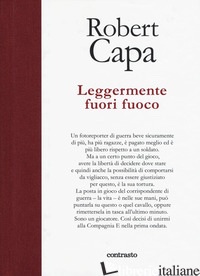 LEGGERMENTE FUORI FUOCO. EDIZ. ILLUSTRATA - CAPA ROBERT; DE ROSSI V. (CUR.)