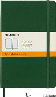 NOTEBOOK, LARGE, RULED, HARD COVER, MYRTLE GREEN - 