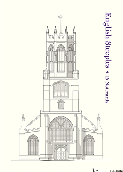 ENGLISH STEEPLES: 16 NOTECARDS - 