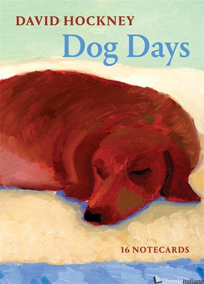 DAVID HOCKNEY DOG DAYS: NOTECARDS - DAVID HOCKNEY