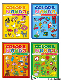 COLORAMONDO (4 LIBRI SFUSI). CON PENNARELLI - 