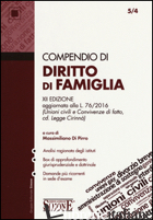 COMPENDIO DI DIRITTO DI FAMIGLIA - DI PIRRO M. (CUR.)