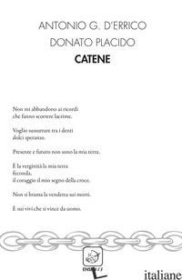 CATENE - D'ERRICO ANTONIO G.; PLACIDO DONATO