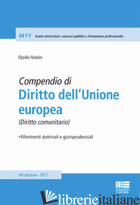 COMPENDIO DI DIRITTO DELL'UNIONE EUROPEA -NATALE ELPIDIO
