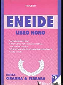 ENEIDE. LIBRO 9º - VIRGILIO MARONE PUBLIO; TAVERNA G. (CUR.)