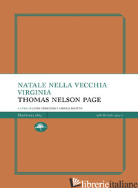 NATALE NELLA VECCHIA VIRGINIA - NELSON PAGE THOMAS