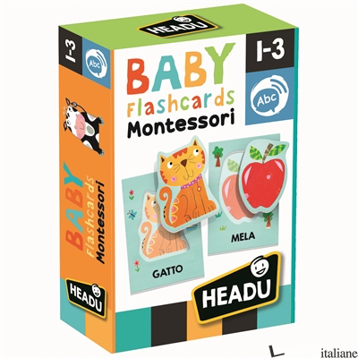 BABY FLASH CARDS MONTESSORI. 1-3 ANNI. SCATOLA GIOCO - 