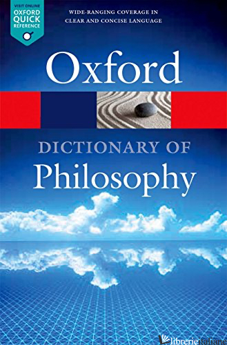 OXFORD DICTIONARY OF PHILOSOPHY - BLACKBURN