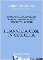 DANNI DA COSE IN CUSTODIA (I) - GRECO GIOVANNI G.; PASANISI DOMENICO M.; RONCHI BENEDETTO