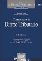 COMPENDIO DI DIRITTO TRIBUTARIO - DE LUCA GIANNI