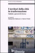 TERRITORI DELLA CITTA' IN TRASFORMAZIONE. TATTICHE E PERCORSI DI RICERCA (I) - BALDUCCI A. (CUR.); FEDELI V. (CUR.)