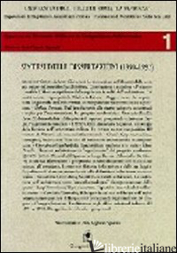 SINTESI DELLE DISSERTAZIONI (1990-1992) DEL DIPARTIMENTO DI PROGETTAZIONE ARCHIT - 0
