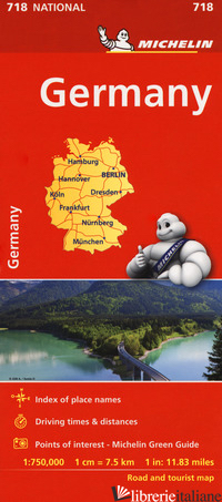 ALLEMAGNE-GERMANY 1:750.000 - 