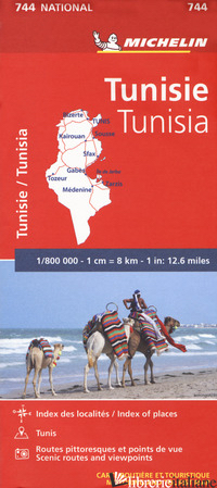 TUNISIA 1:800.000 - Michelin
