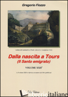 DALLA NASCITA A TOURS (IL SANTO EMIGRATO) - FIOZZO GREGORIO