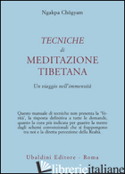 TECNICHE DI MEDITAZIONE TIBETANA. UN VIAGGIO NELL'IMMENSITA' - CHOGYAM NGAKPA