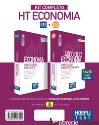 HOEPLI TEST. ECONOMIA. KIT COMPLETO: LIBRO DI TEORIA CON ESERCIZI-4000 QUIZ CON  - AA.VV.