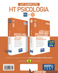 HOEPLI TEST. PSICOLOGIA. KIT COMPLETO: LIBRO DI TEORIA CON ESERCIZI-4000 QUIZ CO - AA.VV.