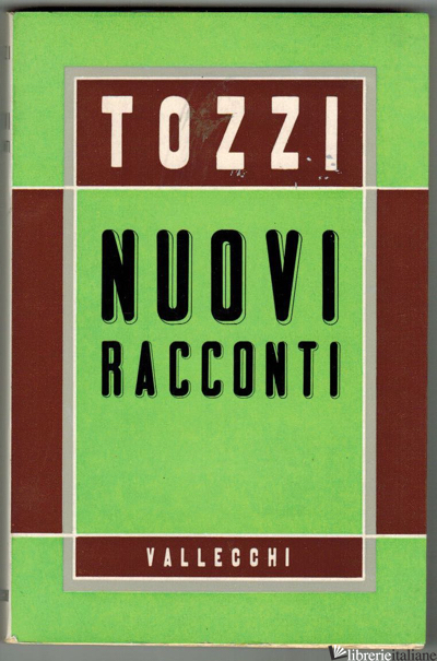 NUOVI RACCONTI - ANTIQUARIATO 1960 -TOZZI FEDERIGO
