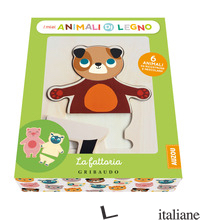 FATTORIA. I MIEI ANIMALI DI LEGNO. EDIZ. A COLORI. CON 6 ANIMALI DA RICOSTRUIRE  - GALLOTTI ANNA; PESCI FRANCESCA; AMMASSARI RITA