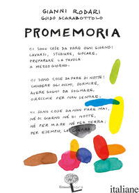 PROMEMORIA. EDIZ. A COLORI - RODARI GIANNI