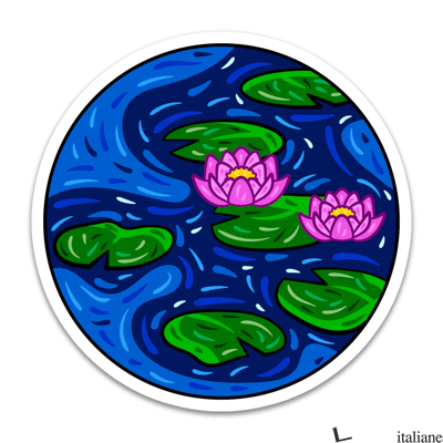 Sticker - Water Lily - Night Effect - Monet