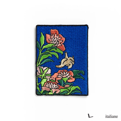 Patch - Peonies and Canary - Hokusai
