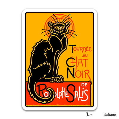 Sticker - Chat Noir - Théophile Steinlen