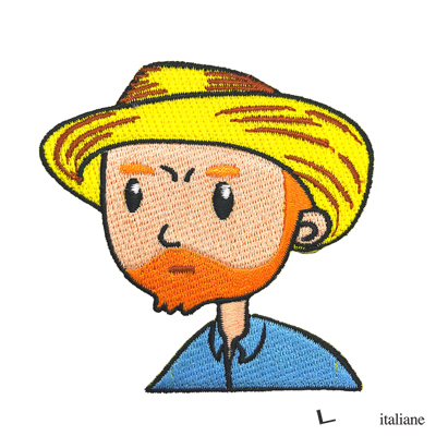 Patch - Self-portrait with Straw Hat - Van Gogh
