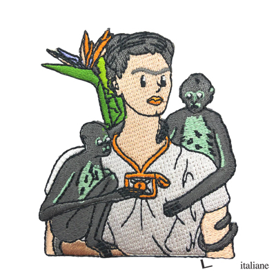 Patch - Self-portrait with Monkey - Frida