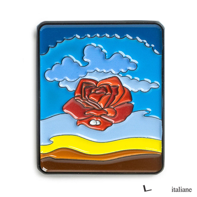 Pin - Meditative Rose - Dali