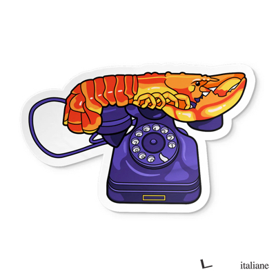 Sticker - Lobster Telephone - Dali