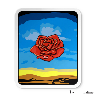 Sticker - Meditative Rose - Dali