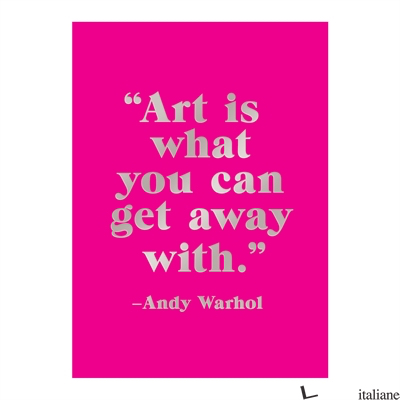 esaurito ------Andy Warhol Hardcover Book of Sticky Notes