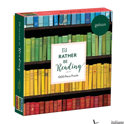 I'd Rather Be Reading 1000 pc Puzzle in Square Box