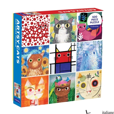 Artsy Cats 500PC Family Puzzle
