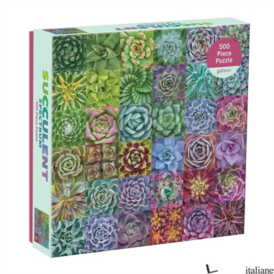 Succulent Spectrum 500 Piece Puzzle