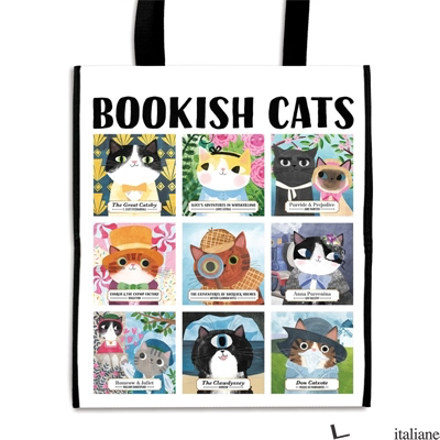 Bookish Cats Reusable Shopping Bag