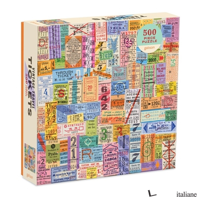 Vintage Travel Tickets 500 Piece Puzzle