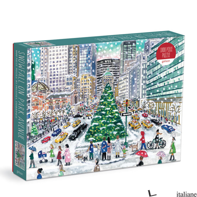 Michael Storrings Snowfall on Park Avenue 1000 Piece Puzzle