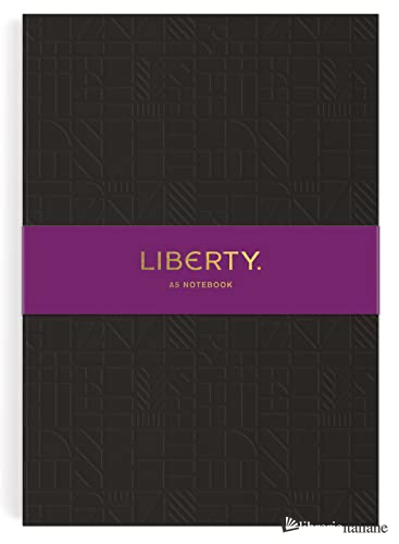 Liberty Black Tudor A5 Embossed Journal