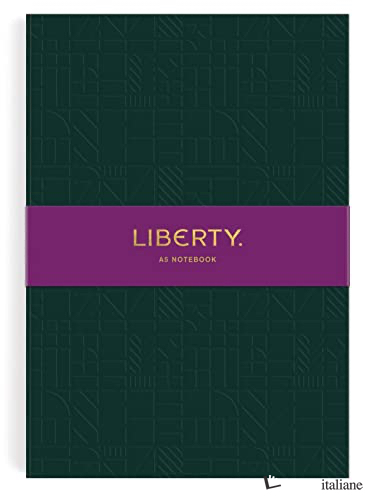 Liberty Dark Green Tudor A5 Embossed Journal