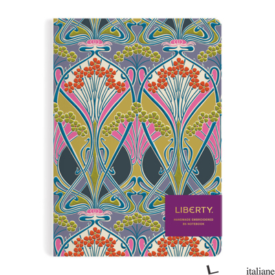 Liberty Ianthe Bloom B5 Handmade Embroidered Journal --- TEMP. NON DISPONIBILE--