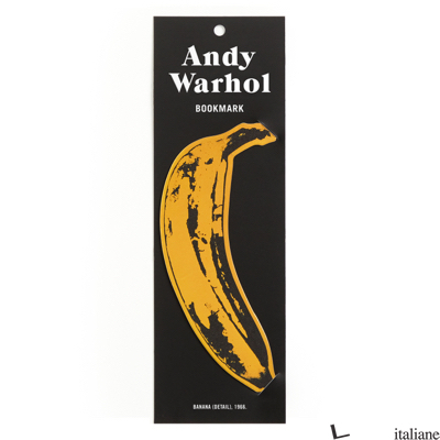 Warhol Banana Shaped Bookmark