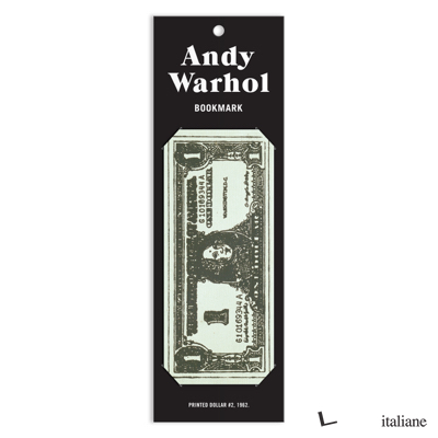 Warhol Dollar Bill Shaped Bookmark