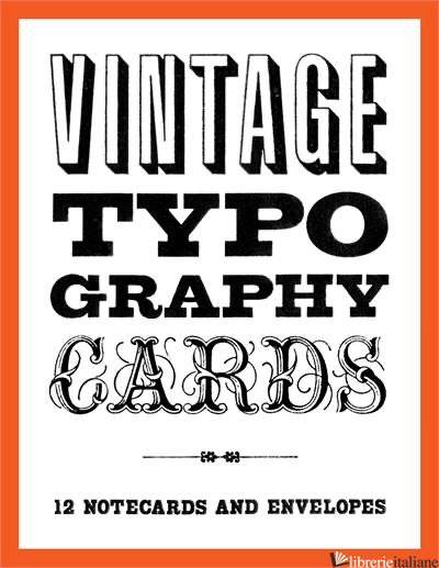 VINTAGE TYPOGRAPHY NOTECARDS