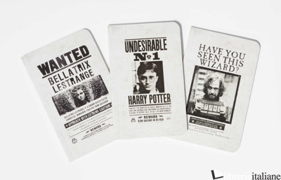 Harry Potter: Wanted Posters Pocket Notebook Collection (Set Of 3)